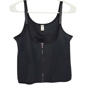 🟢2449 * Blitz Moda Waist Trainer Body Shaper Black Size XXL